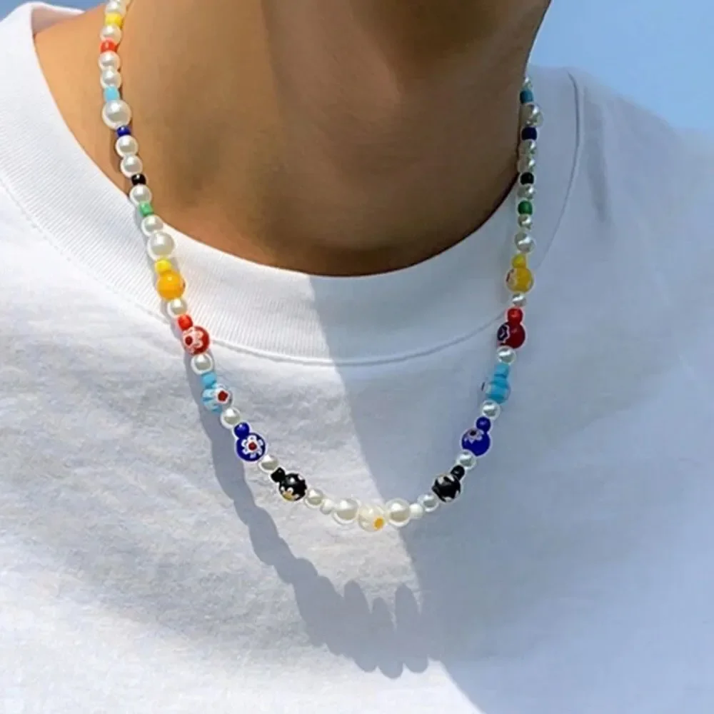 Colorful Beaded Necklace S1007